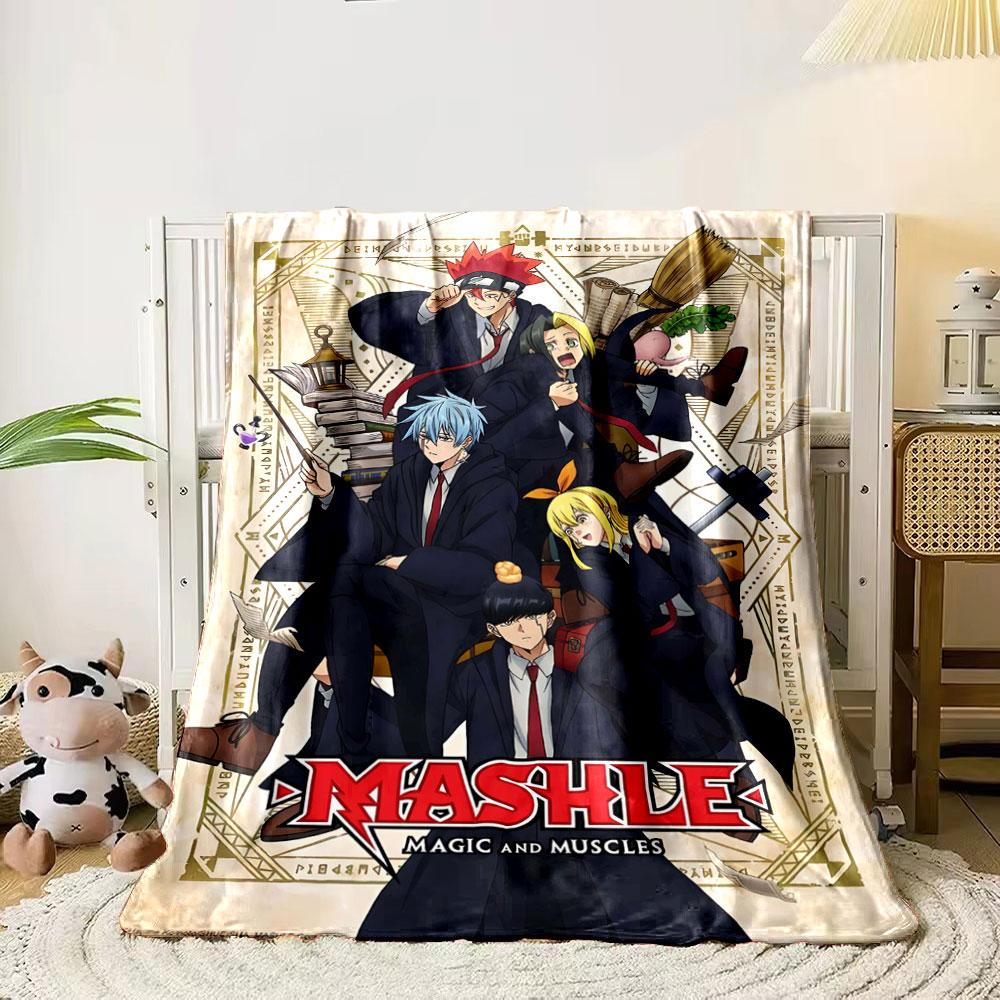 

A group of characters wearing cloaks in a magical-themed setting. for all seasons blanket lunch break throw gift 80cm x 120cm