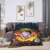 Cartone animato ceco Krtek Talpa Coperta Calda per Divano Casa Coperta Estetica Autunno Viaggio Auto Flanella Copriletto
