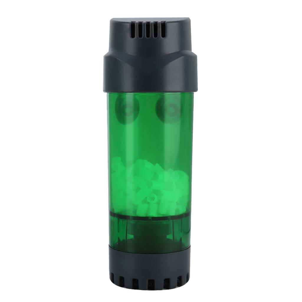 Fish Tank Double Biochemical Filter Aquarium Physical Sponge Filters with Suction Cup(LH600)