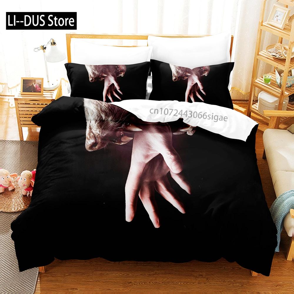 Hand Bedding Set Single Twin Full Queen King Size You And Me Hands Bed Set Aldult Kid Kawaii Duvetcover Sets 3D 006