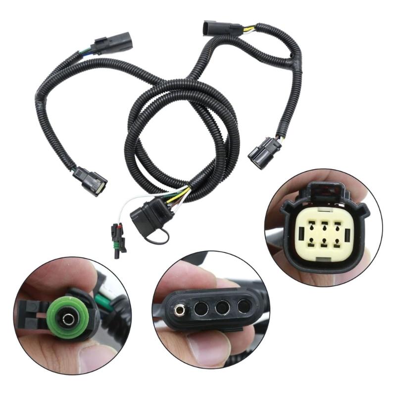 Tailgate Light Bar Harness with Reverse Wire for 1500 2500 3500 529005 Replacement Light Bar Adapter Auto Part