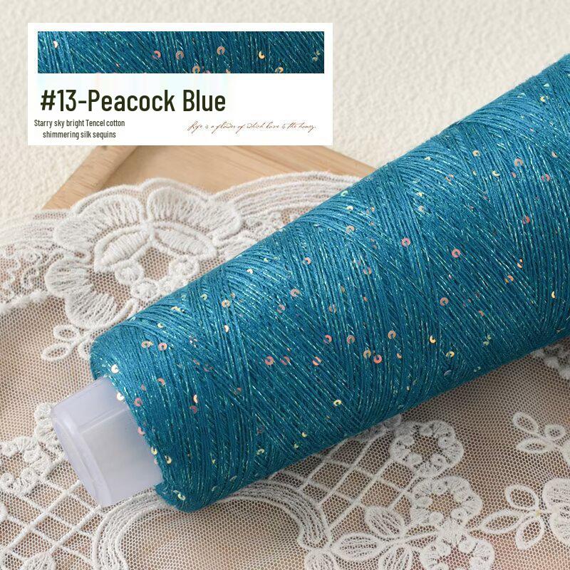 Special Offer: Summer Tencel Cotton Sequin Glitter Yarn - Colorful DIY Handmade Knitting