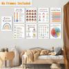 9 Calming Corner Posters Classroom, Calm Down Corner Feelings Chart for Kids, Mental Health Posters, Classroom Educational Poster Emotions Chart