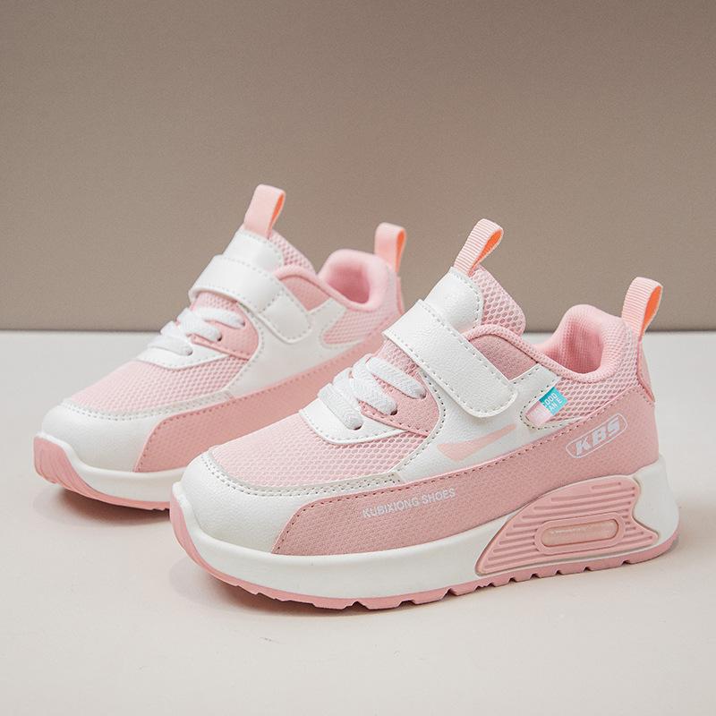 Girls' Sports Shoes Mesh Breathable Spring and Autumn Children's Dad Running Shoes Comfortable Boys' Casual Mesh Shoes