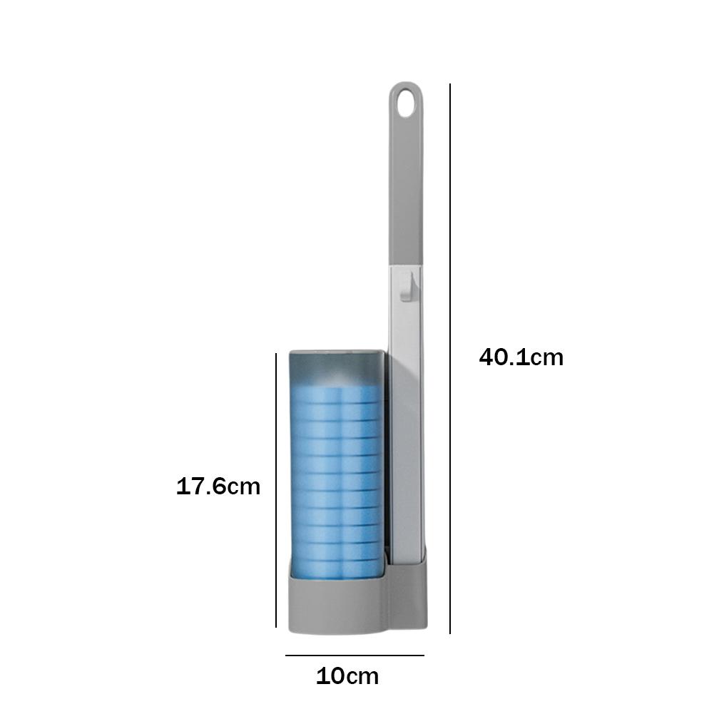 6/24Pcs Disposable Toilet Brush Set Wall-Mounted Bathroom Long Handle Cleaning Tool Toilet Brush Toilet Refills Wc Accessories