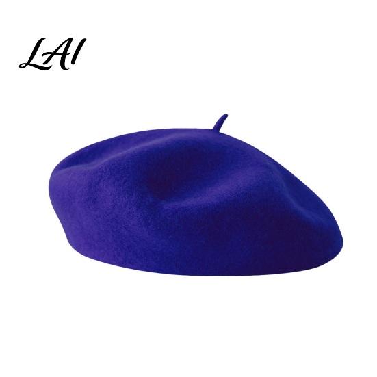Casual Street Leisure Wear Women French Beret Hat Wool Blend Artist Retro Warm Gift for Her Painter Cap Solid Color Cozy Autumn Winter Elegant
