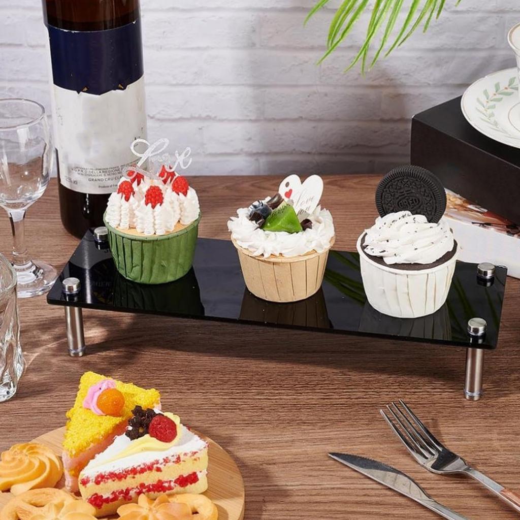 Cupcake Display Stand Multifunctional Acrylic Riser Display Stand for Food Dessert
