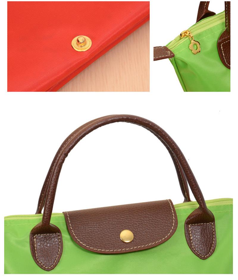 Women's Nylon Folding Shoulder Bag: Waterproof, Versatile for Gym, Sports, Shopping, and Storage