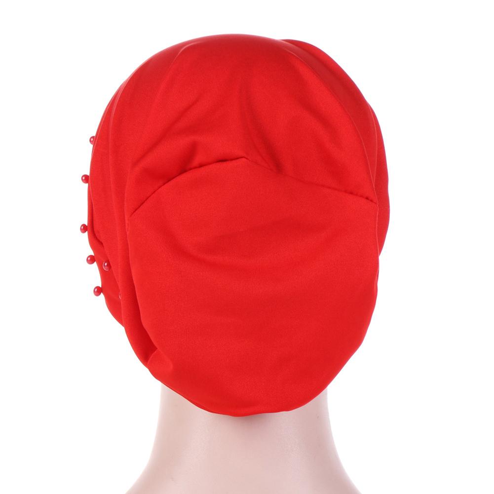 Chemo Women's Bead Elastic Bandana Hat Cancer Chemotherapy Hat Bandana Headwear