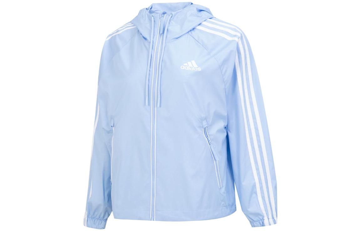 Adidas Jackets Women s Blue Hooded Moderate Other HM2271 XS