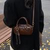 2025 Pillow Bag Women's Bowling Handbag Fashion Versatile Shoulder Bag Retro Messenger Bag