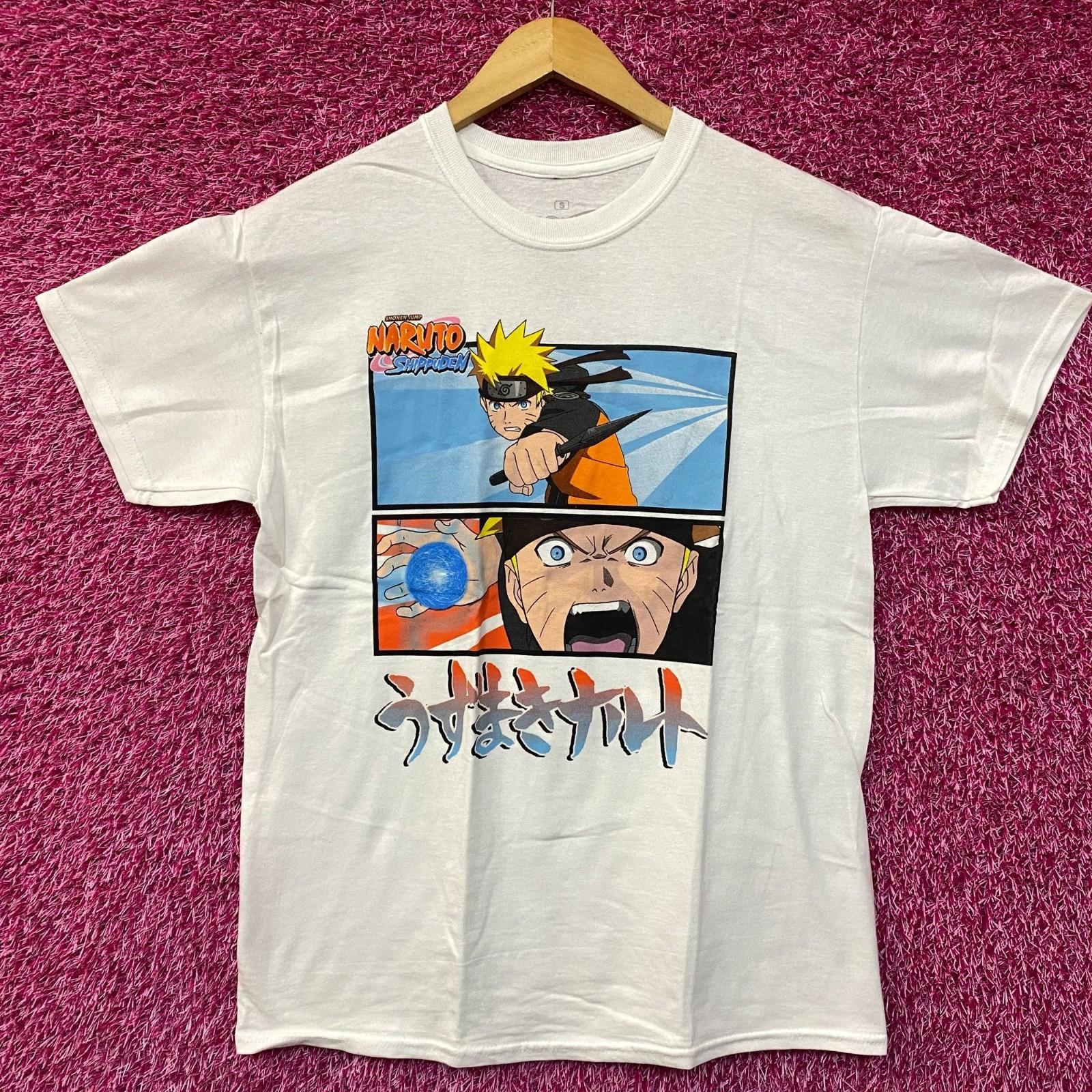 Naruto Shippuden Uzumaki Naruto Rasengan Anime T-Shirt Small S