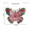 Vintage Butterfly Brooches for Women Ladies Beauty Rhinestone Crystal Butterfly Pins Party Office Brooch Pins Jewelry Gift
