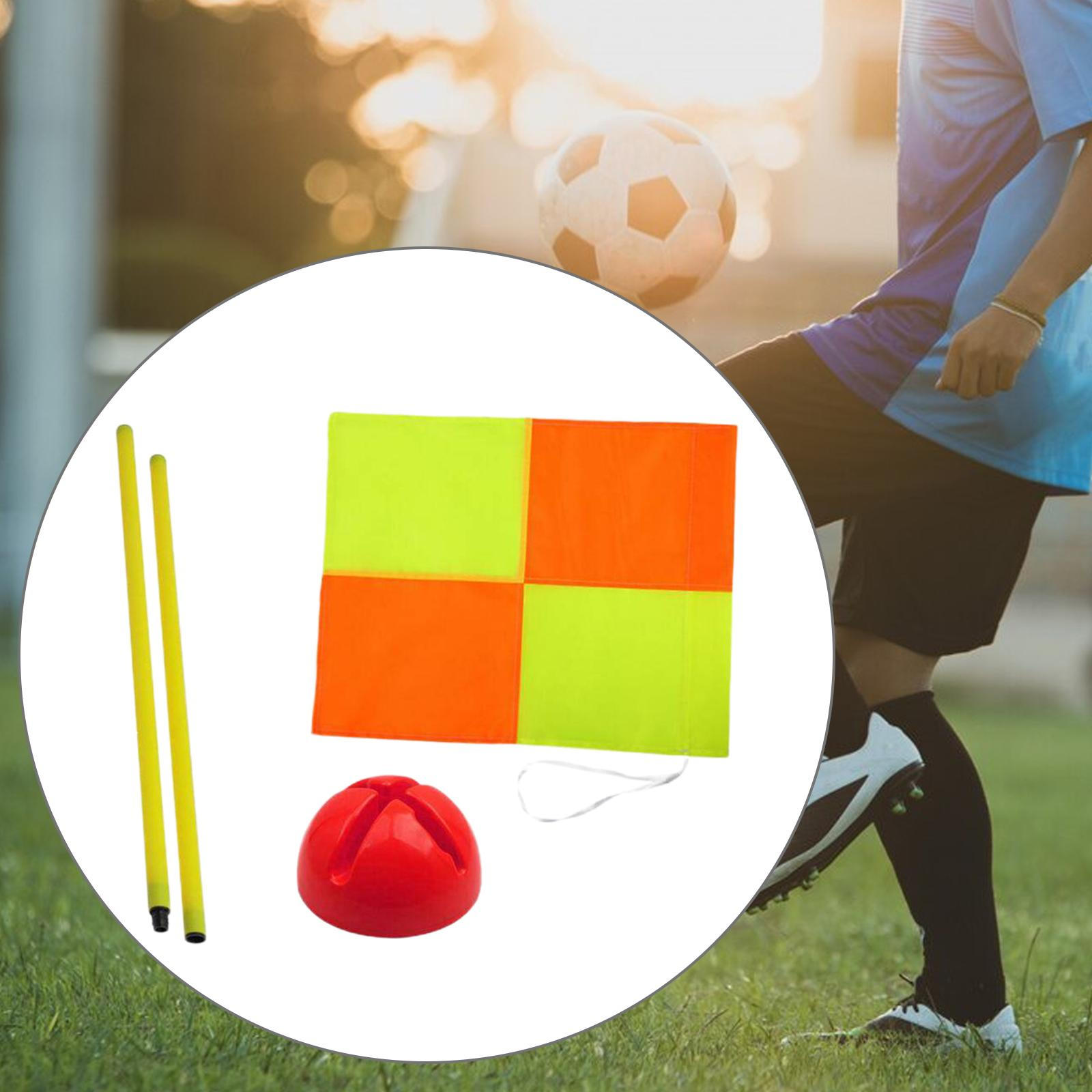 

Футбольный уголок с флагом, футбольное поле, игровое оборудование для