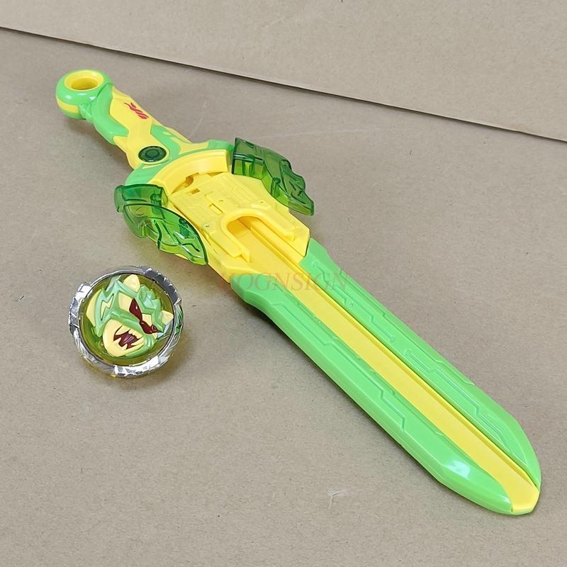 Hurricane Soul Sword Spinning Top Children'S Toy Sword Shaped Tornado Shield Double Dragon Arrow Spinning Knife