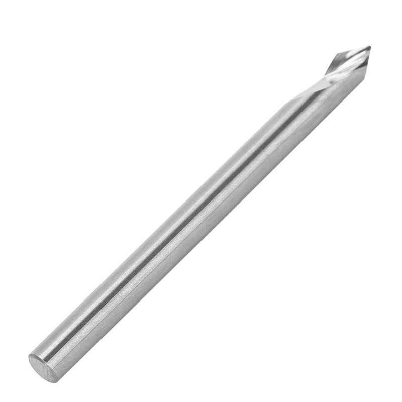 Drill Point Cutter 3.175mm Engraving Milling Cutter Woodworking Tool Hardware 3.175x60°X0.2x40L