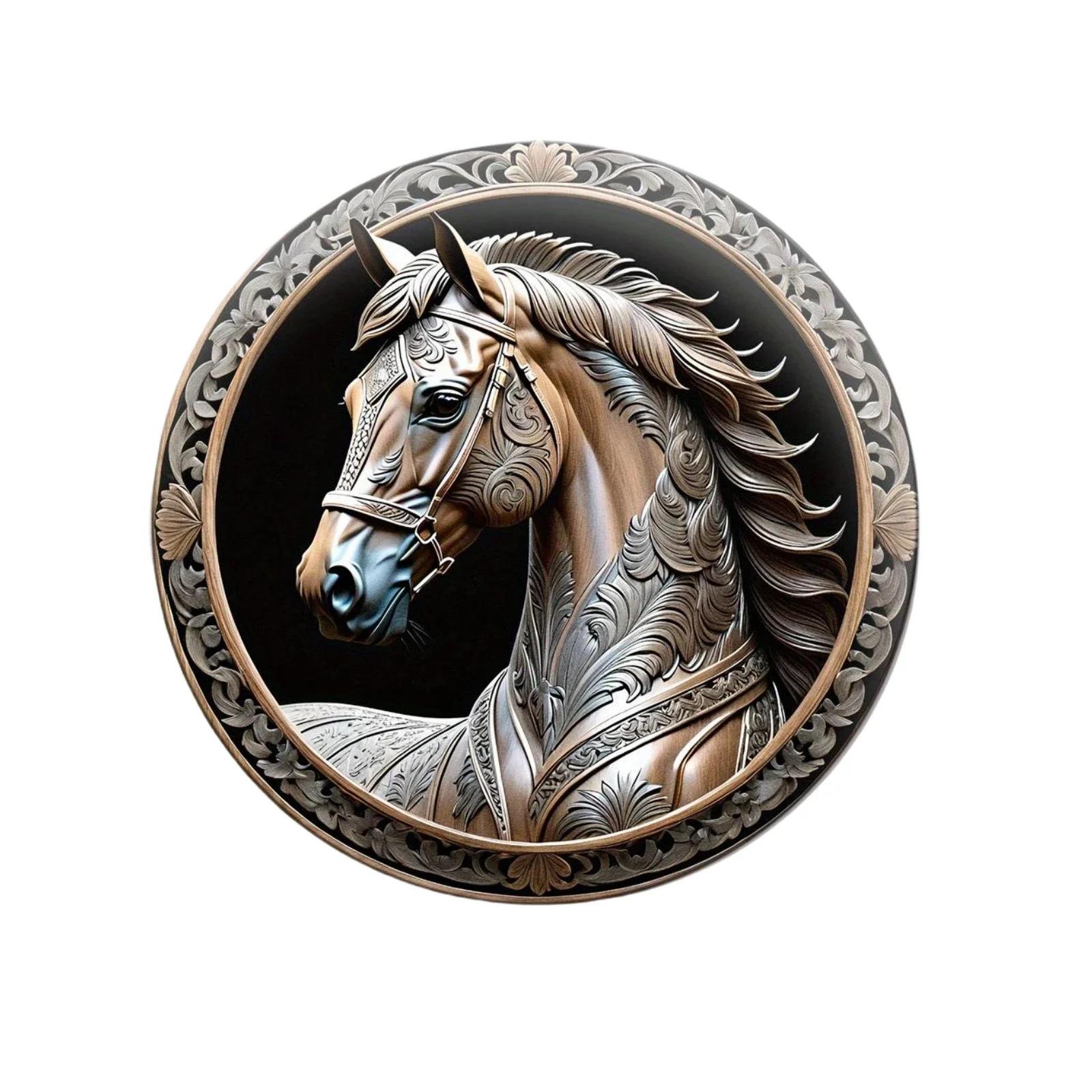 

Crow Sign, Cute Bird Round Aluminum Sign, Wall Hanging,Decorative Wall Art,Room Home Restaurant Bar Cafe Decor, Women Gifts. 30x30cm