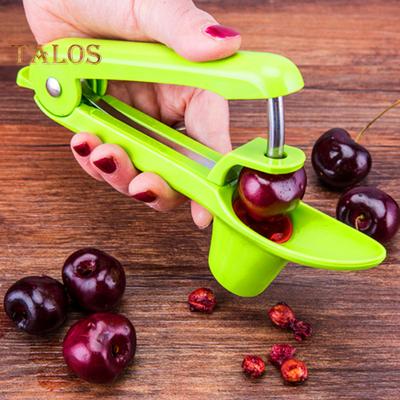 Corer Efficient Press Design One-Handed Cherry Pitter Tool Safely Remove Pits for Delicious Cherry Recipes