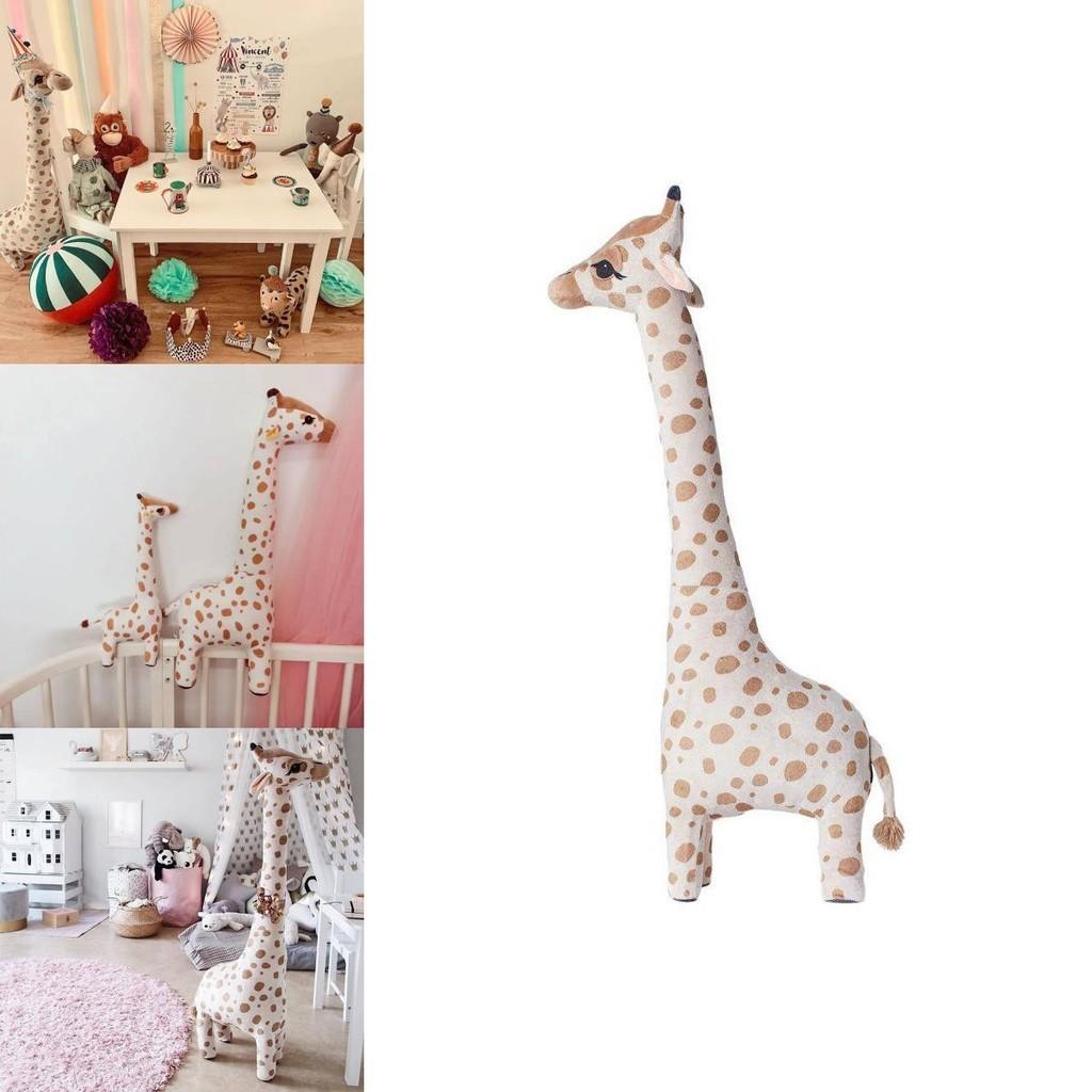 Giraffe Stuffed Animal Sleep Pillow With Soft Cotton Fabric For Childrens Comfort