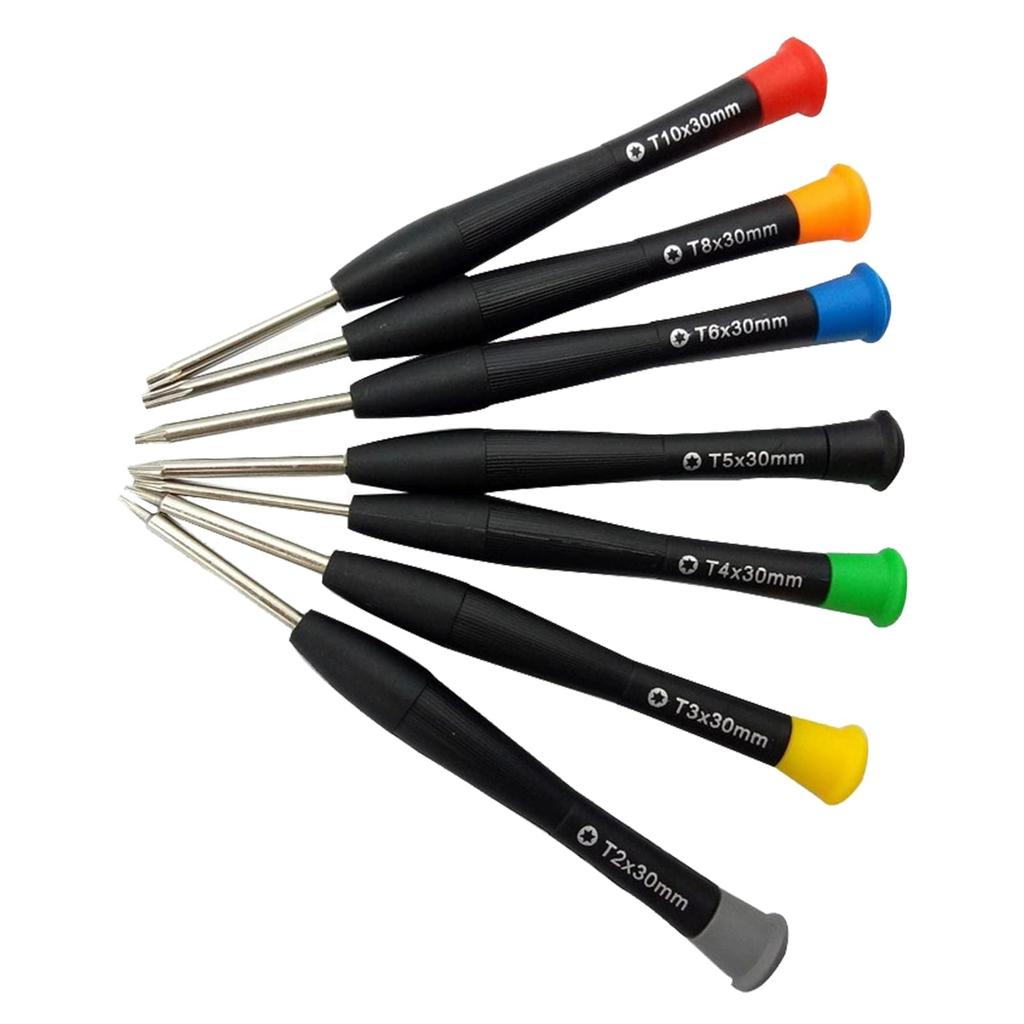 Torx Screwdriver Includes and Repair Tools for Torx Precision Specialized Torx Screwdrivers with for and Disassembly Tools 9-Piece Set, T2, T3, T4,