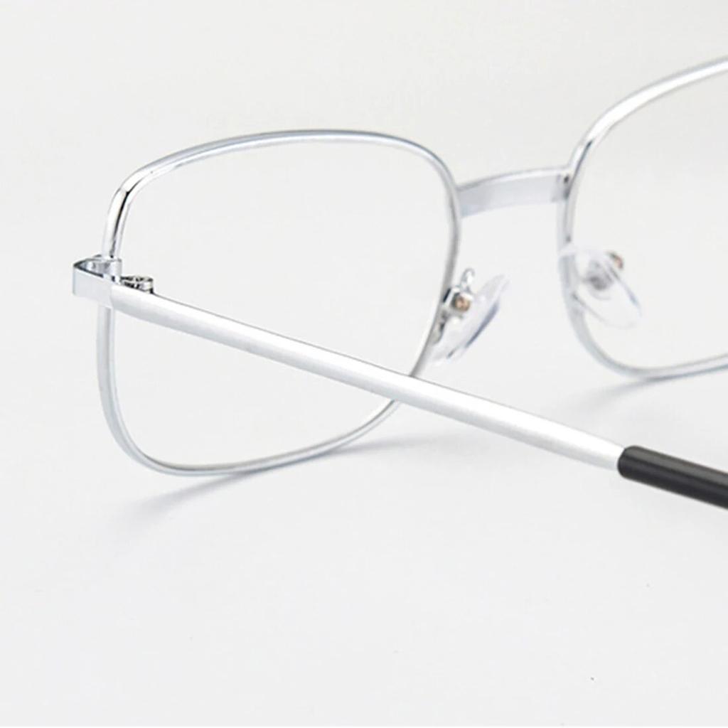 Reading Glasses Metal Frame Square High Definition Presbyopic Anti-Fatigue Women Men Eyeglasses Diopter +1.0 +1.5 +2.0 +3.5 +4.0