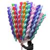 100Pcs Multicolor Spiral Latex Balloons Unique Twisted Long Style Decorative Supplies for Wedding Birthday Party Arrangements