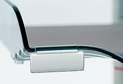 NOVUS Desk Tray, 360° Rotating, 3 Tiers, Gray, 720+3002+000