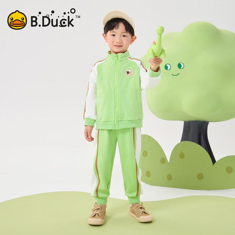 

B.Duck Boy s Color-block Long Sleeve Two-piece Set 110