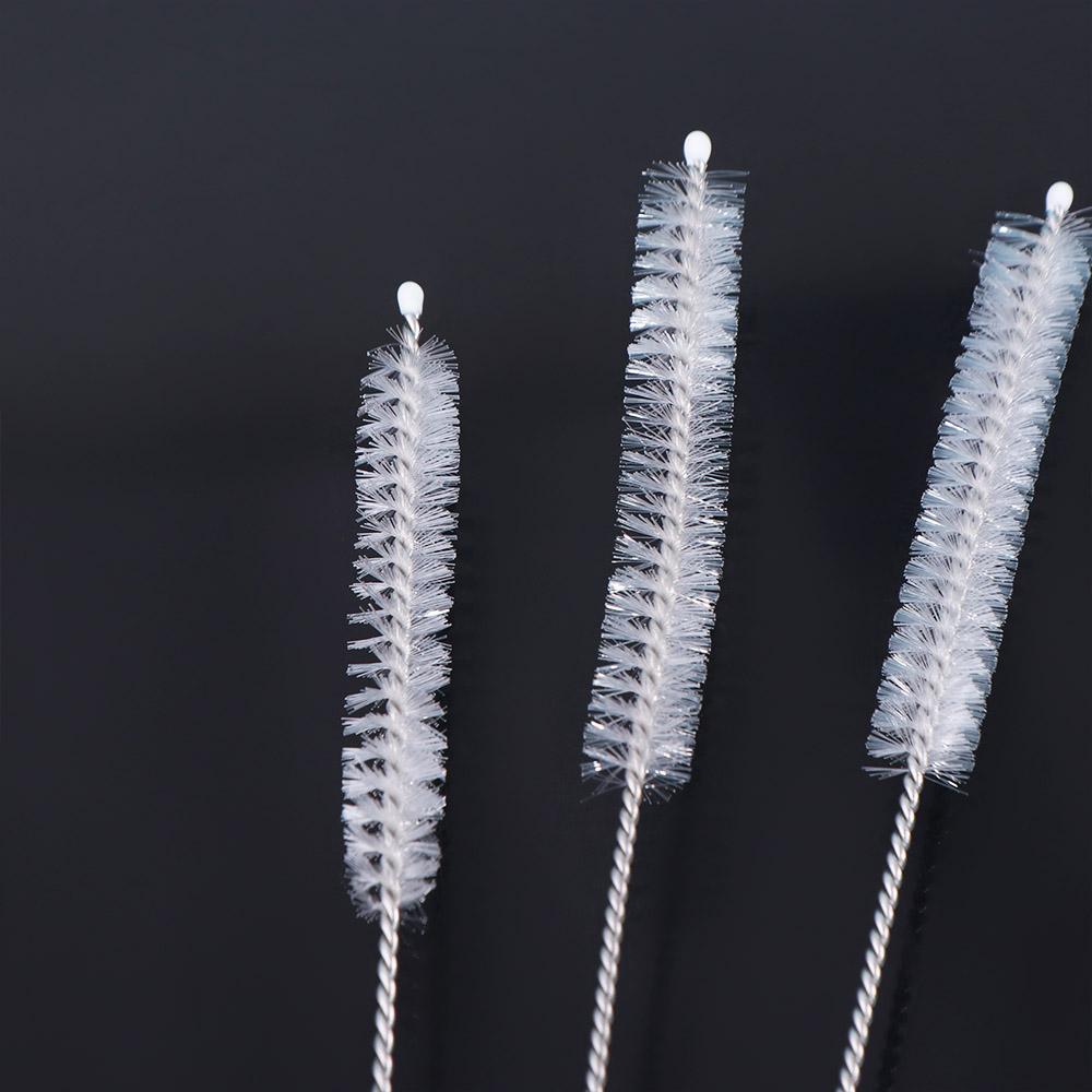 Household Bottle Cleaning Brush Nylon Hair Glass Test Tube Brush  For Washing Glass Metal