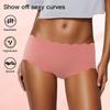 Women's Summer Wave Edge A Piece of Ice Silk Low Waist No Trace Breathable Triangle Briefs