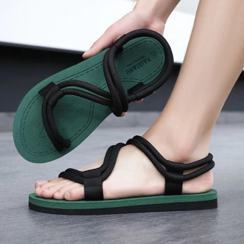 Fashion Flat Men's Sandal Japanese 39 High Quality Breathable Outdoor New Fashion Daily Use Descount Color Stylish Pvc Male Shoe Sports