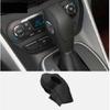 Black Leather Gear Shift Knob Shifter Lever Trim For Ford Escape Kuga 2013-19