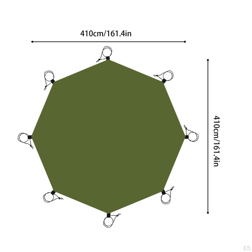 Durable Octagonal Tent Ground Cover for Outdoor Adventures