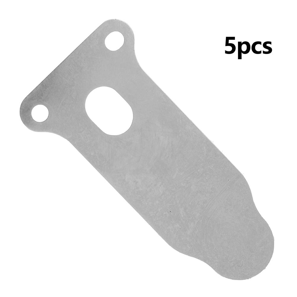 5 Stück Ventilplättchen Zungenform Metall Luftkompressor Zubehör 57mm Lang