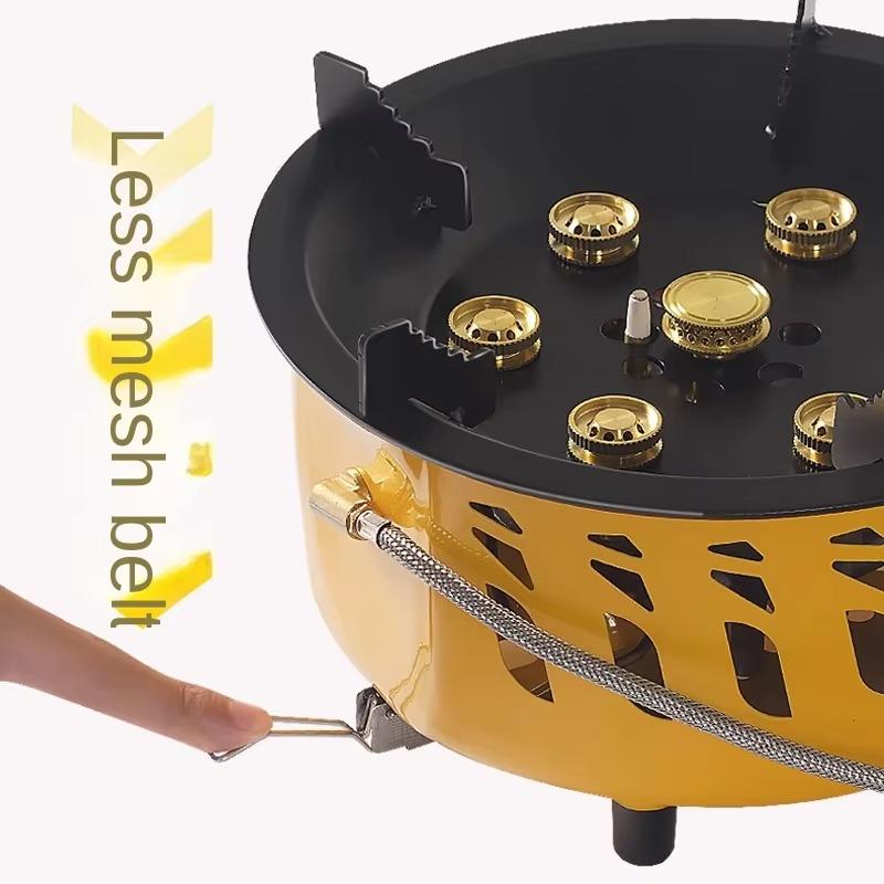 Portable Camping Stove Windproof Adjustable Tourist Camping Burners 20000W Folding Electronic Ignition Stoves Cooking Equipment