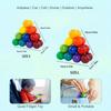 Montessori, Various Educational Ball Toys, 3D Beading Stress Relief Magic Ball, Educational Novelty Stress Relief Toys