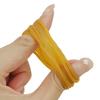 40mm High Elastic Yellow Rubber Band Yellow O Rings Set Fastener Strongrubber Elastic Bands Office School Household Supplies