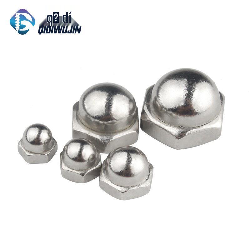 304 Stainless Steel Decorative Round Head Cap Nut M3-M20