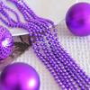Carnival Bead Chain Necklace New Orleans Holiday Party Necklace Decorative Plastic Bead Chain