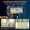 2Pcs 7'' Led Work Light Bar 800W Spot Flood Beams Combo For Car Tractor Boat Offroad Truck Suv Atv Car Repairing Lights