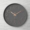 Clocks Living Room Silent Wall Clock Simple Fashion Clock Wall Hanging Home Three-dimensional Digital 40CM