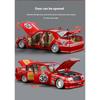 1/24 Mercedes Benz S W140 320SEL Modifizierte Version Legierung Rennwagen Diecast Modell Ton & Licht Spielzeug Computer Desktop Ornamente