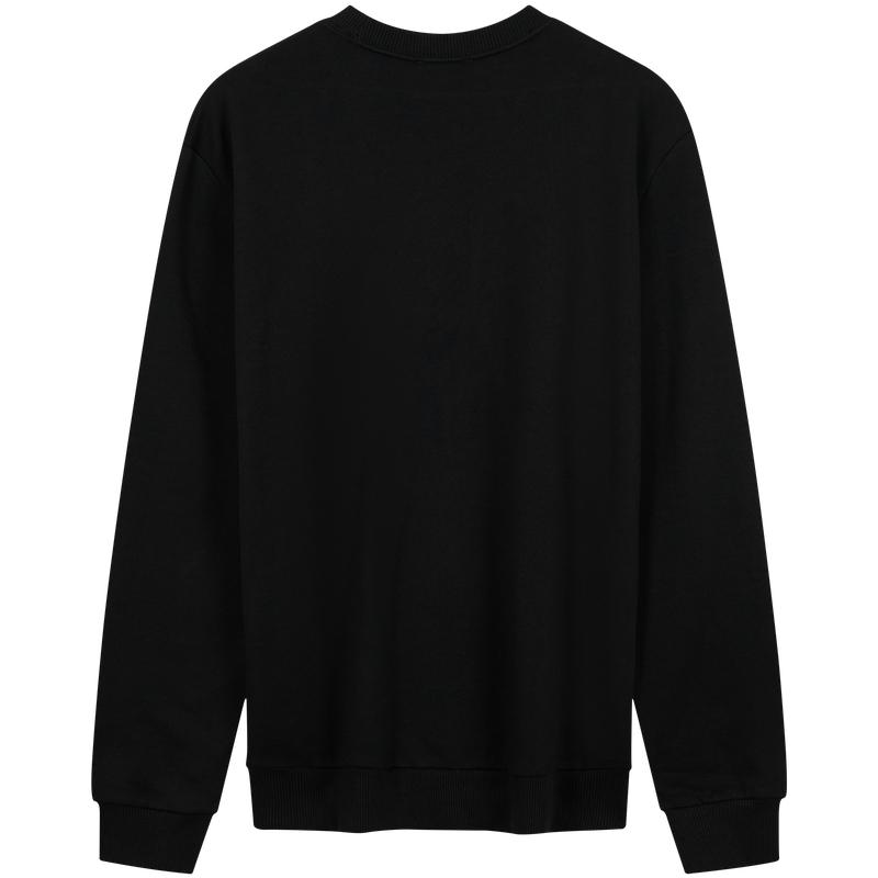 Calvin Klein Sweatshirts Men's UB1 Space Black Crew Neck Moderate 4RD269G