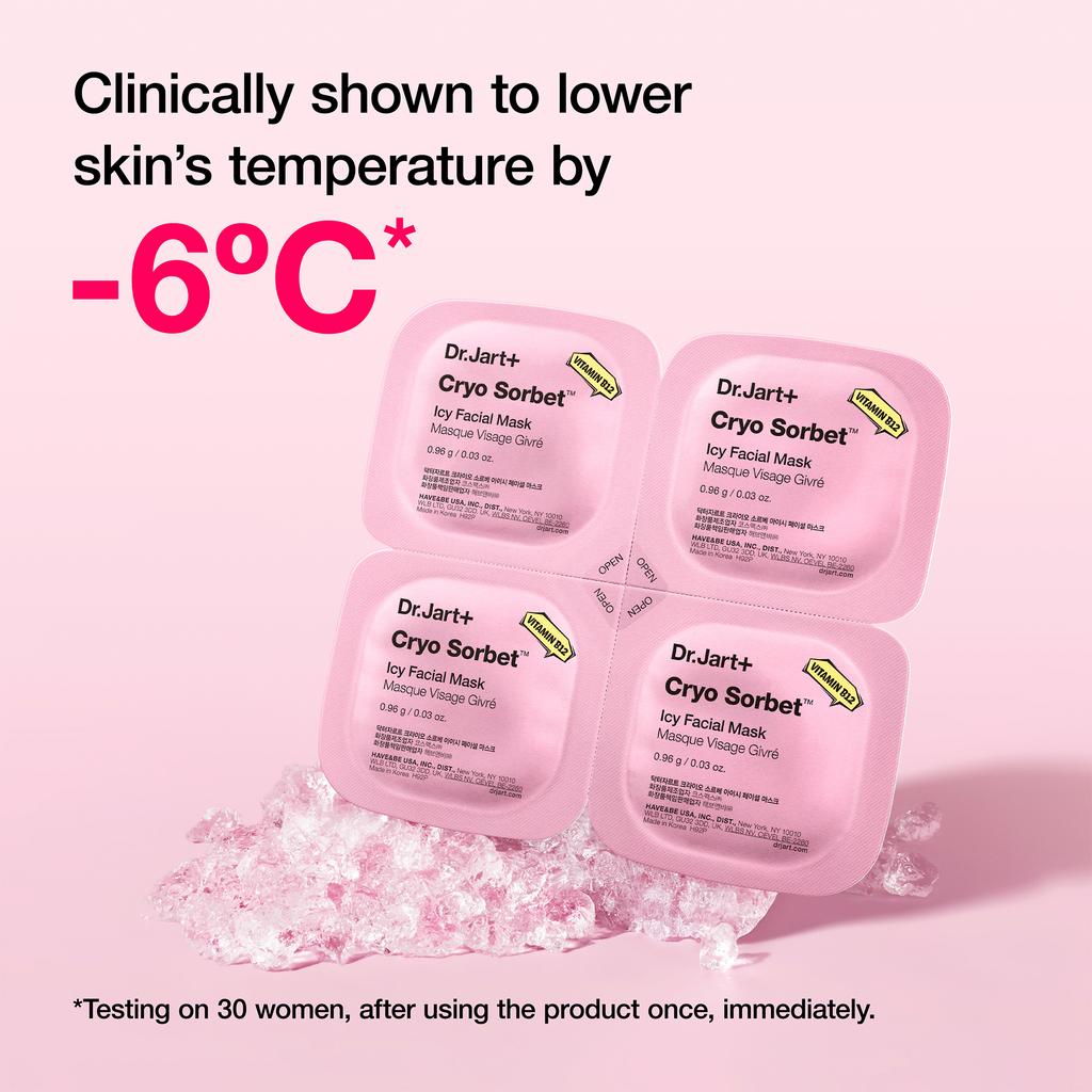 Dr.Jart+ Cryo Sorbet Ice Facial Mask 4ea