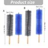 Long Handle Dust Brush 2Pcs for Fan Cover Dust Removal, Plastic Hold Cleaning Brush for Air Outlet Covers and Gaps