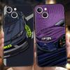 JDM Sports Cars Male Men Phone Case Cover for iPhone 16 15 14 13 12 11 Pro Max 7 8 Plus XR XS Silicone Fundas Shell Bags Capas