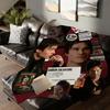 TV T-The V-Vampire D-Diaries Role Damon Blanket For Sofa Office Bed Plane Travel Sleep Read Relax Camping Soft And Warm