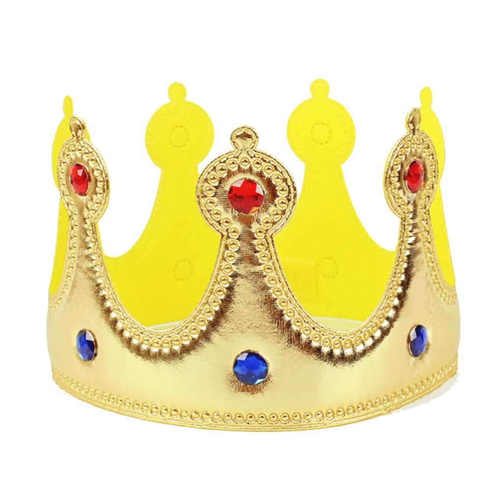 FakeFace King Costume Includes Crown and Prince Cosplay Costume with Red Perfect for Stage Cultural and Events Kids' Set, Cape, 2-Piece Set, Costume,