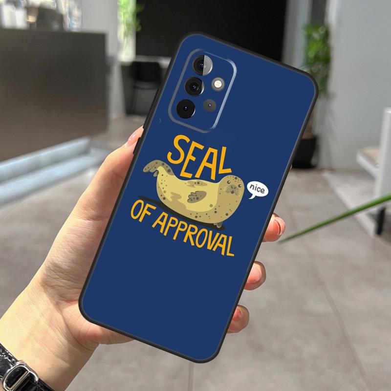 Baby Seals Case For Samsung Galaxy A56 A36 A26 A16 A06 A25 A54 A34 A14 A52 A32 A12 A13 A33 A53 A15 A35 A55