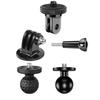 1'' Zoll Kugelkopfabdeckung Stativadapter Halterungen für Gopro 13/12/11/10/9 DJI OSMO Action 5/4 Insta360 X5/X4/3 Schraubadapter